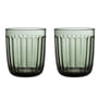 Iittala - Raami Trinkglas 26 cl, tannengrün (2er-Set)