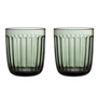 Iittala - Raami Trinkglas 26 cl, tannengrün (2er-Set)