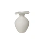 Broste Copenhagen - Florentina Vase, Ø 9,5 cm x H 14 cm, weiss