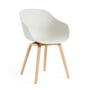 Hay - About A Chair AAC 222, Eiche lackiert / melange cream 2.0 (Filzgleiter)