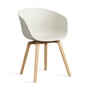 Hay - About A Chair AAC 22, Eiche lackiert / melange cream 2.0 (Filzgleiter)