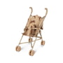 Konges Sløjd - Puppen Kinderwagen, tiger ocford tan