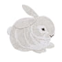 Lorena Canals - Animal Kinderteppich Hase, 130 x 135 cm