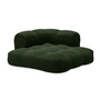 OUT Objekte unserer Tage - Sander Sofa 01, 2-Sitzer, moosgrün (Hug Me 032 by Chivasso)