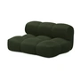 OUT Objekte unserer Tage - Sander Sofa Loveseat, moosgrün (Hug Me 032 by Chivasso)