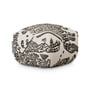 OUT Objekte unserer Tage - Sander Pouf Mini, schwarz / weiss (Tiger Mountain Col. 001 by Dedar)