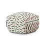 OUT Objekte unserer Tage - Sander Pouf Mini, rosa / grün (Tiger Beat Col. 005 by Dedar)