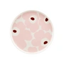 Marimekko - Oiva Unikko Teller Ø 20 cm, weiss / light pink / chestnut 