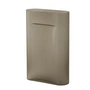 Muuto - Ridge Bodenvase H 48,5 cm, Glas, taupe