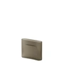 Muuto - Ridge Vase, H 16,5 cm, Glas, taupe