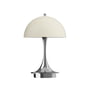 Louis Poulsen - Panthella 160 Portable V3 Akku LED-Tischleuchte, chrom / opalbeige