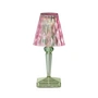 Kartell - Battery Akku-Tischleuchte H 30 cm, pastellpink / mint