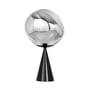 Tom Dixon - Melt Cone Fat LED Tischleuchte, silber / schwarz