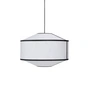 New Works - Kite Pendelleuchte, Ø 65 cm, weiss / schwarz