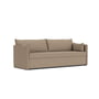 Audo - Offset Schlafsofa, 3-Sitzer, feuerstein (Yarn Collective Logan)