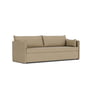 Audo - Offset Schlafsofa, 3-Sitzer, beige (Audo Bouclé 02)