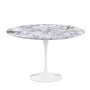 Knoll - Saarinen Tulip Bistrotisch Ø 120 cm, weiss / Mamor Arabescato