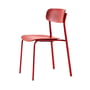 Thonet - S 243 Stuhl, tomatenrot (RAL 3013) / Buche rostrot gebeizt (TP 239) / Nieten schwarz