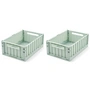 LIEWOOD - Weston Aufbewahrungsbox, 36 x 25 x 13,5 cm, light peppermint (2er-Set)