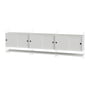 String - Wandschrank, 240 x 75 x 30 cm, weiss / weiss