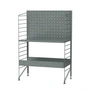 String - System Outdoor Standregal 58 x 85 x 30 cm, galvanisiert