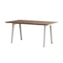 TipToe - NEW MODERN Esstisch 95 x 160 cm, Walnuss / cloudy white