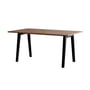 TipToe - NEW MODERN Esstisch 95 x 160 cm, Walnuss / graphite black
