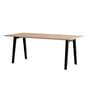 TipToe - NEW MODERN Esstisch 95 x 190 cm, Eiche / graphite black