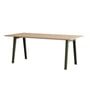 TipToe - NEW MODERN Esstisch 95 x 190 cm, Eiche / rosemary green
