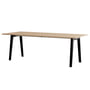 TipToe - NEW MODERN Esstisch 95 x 220 cm, Eiche / graphite black