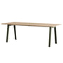 TipToe - NEW MODERN Esstisch 95 x 220 cm, Eiche / rosemary green