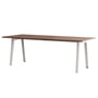 TipToe - NEW MODERN Esstisch 95 x 220 cm, Walnuss / cloudy white