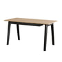 TipToe - NEW MODERN Schreibtisch mit Schubladen, 75 x 150 cm, Birke / graphite black