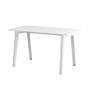 TipToe - NEW MODERN Venezia Schreibtisch, 75 x 130 cm, cloudy white