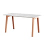 TipToe - NEW MODERN Venezia Schreibtisch, 75 x 150 cm, ashpink