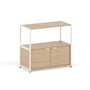 TipToe - Unit Regalsystem, H 75 x 84 cm, inkl. 1 Tür, Eiche / cream white