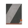 Mette Ditmer - Diagonal Handtuch, 50 x 90 cm, dark olive