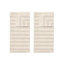 Broste Copenhagen - Karl Geschirrtuch 50 x 70 cm, fungi grau / natur (2er-Set)
