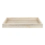 Mette Ditmer - Travertine Tablett, 30 x 40 cm, leinen