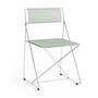 HAY - X-Line Stuhl, Indoor, verchromt / pale linden