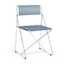 HAY - X-Line Stuhl, Indoor, verchromt / powder blue