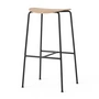 &Tradition - Pavilion AV38 Barhocker, H 79 cm, Eiche (Kunststoffgleiter)