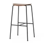 &Tradition - Pavilion AV38 Barhocker, H 79 cm, Walnuss (Kunststoffgleiter)