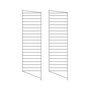 String - Bodenleiter für String (Works) Regal 115 x 30 cm (2er-Set), dunkelgrau