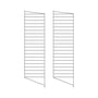 String - Bodenleiter für String (Works) Regal 115 x 30 cm (2er-Set), dunkelgrau