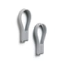 Zone Denmark - Loop Magnet Handtuchhalter, gull grey (2er-Set)