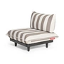 Fatboy - Paletti Outdoor-Sofa, Mittelmodul, weiss / kakao gestreift