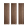 String - Regalboden 78 x 20 cm (3er-Pack), Walnuss