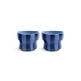 &klevering - Circus Becher 100 ml, blau (2er-Set)