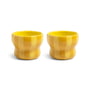 &klevering - Circus Becher 200 ml, gelb (2er-Set)